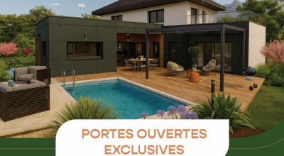 Journées Portes Ouvertes Exclusives : Découvrez une maison Ossature Bois en cours de finitions !
