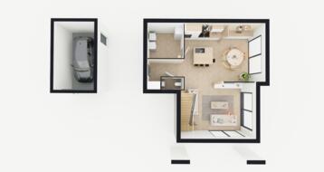 Plans de la maison Erïa – 4 chambres 1