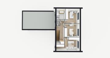 Plans de la maison Erïa – 4 chambres 2