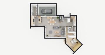 Plans de la maison Floréa – 4 chambres 1
