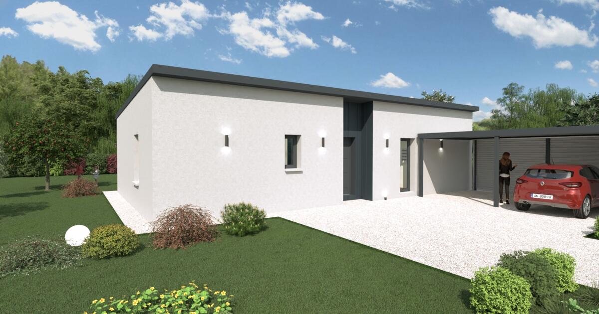 Terrain + Maison 88 m² à Ceignac, Calmont 12450